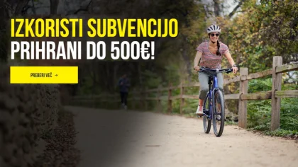 PRIDOBI SUBVENCIJO ZA NAKUP E-KOLESA