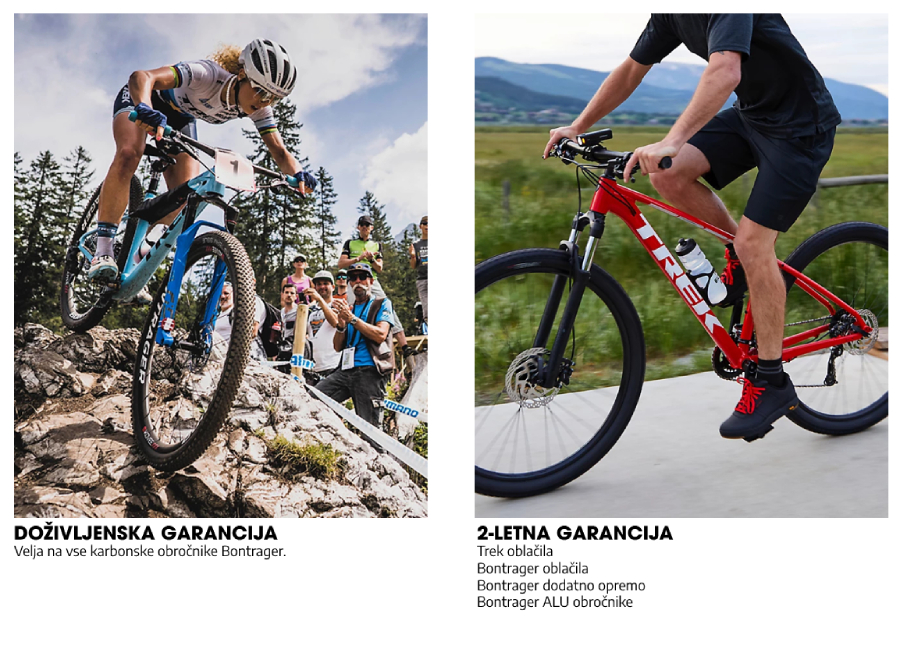 Bontrager brezpogojna garancija!